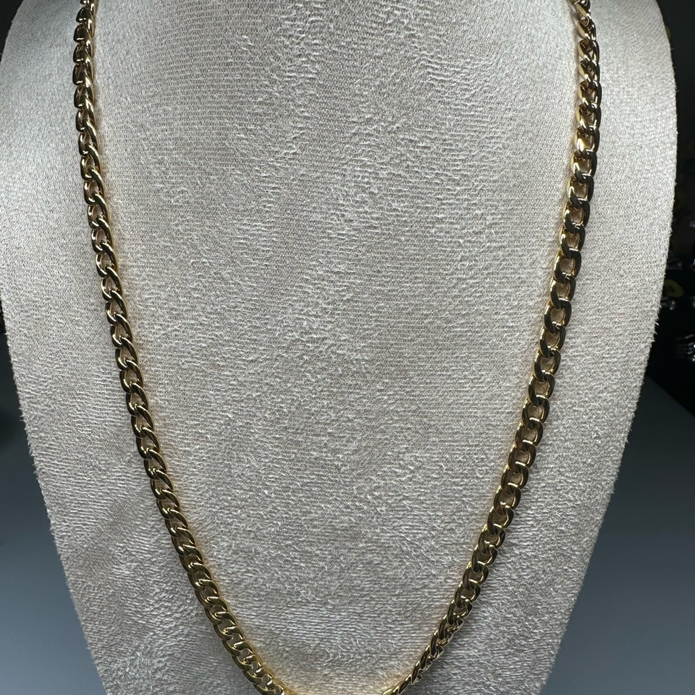 Cuban stainless steel chain 20”